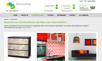 Demoshop der Color Alliance